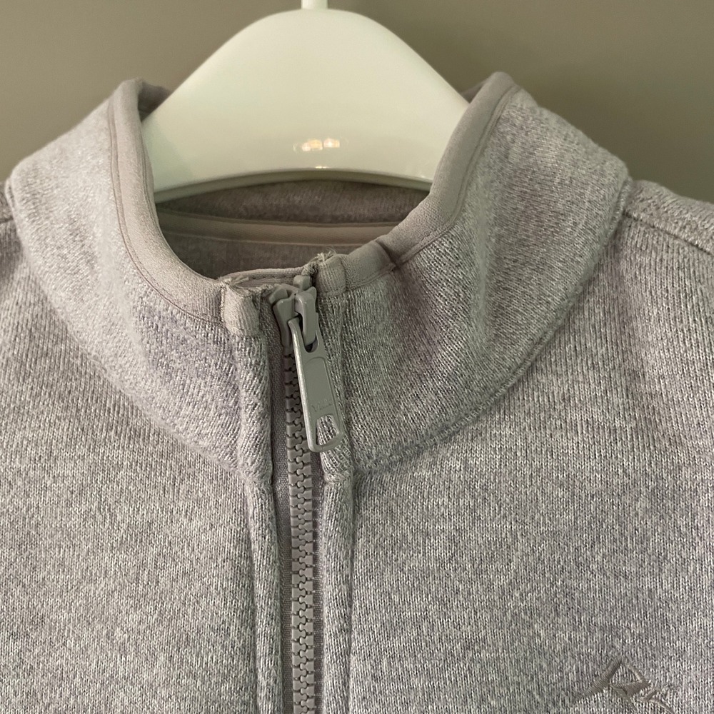 Ridgecut Toughwear Womens Gray Full Zip Fleece Vest Mock Neck Size S RC11011 - Picture 4 of 12